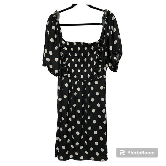 Size 2x polka dot dress Wishinng Waves - Picture 3 of 3
